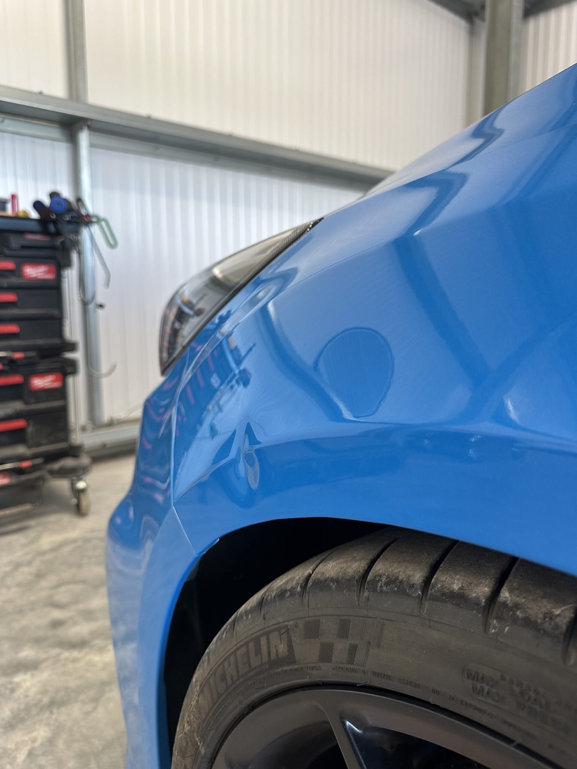 Ford Focus RS Editon dent repair in Neath Port Talbot